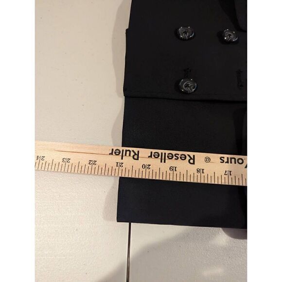 Elizabeth and James Women's Double Breast Buttons Pleated Sleeves Blouse Size 6 - Picture 11 of 14